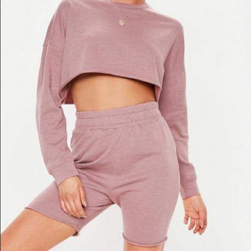 Missguided 2 piece lounge set